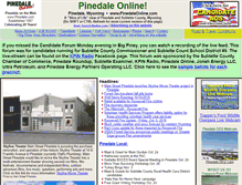 Tablet Screenshot of pinedaleonline.com